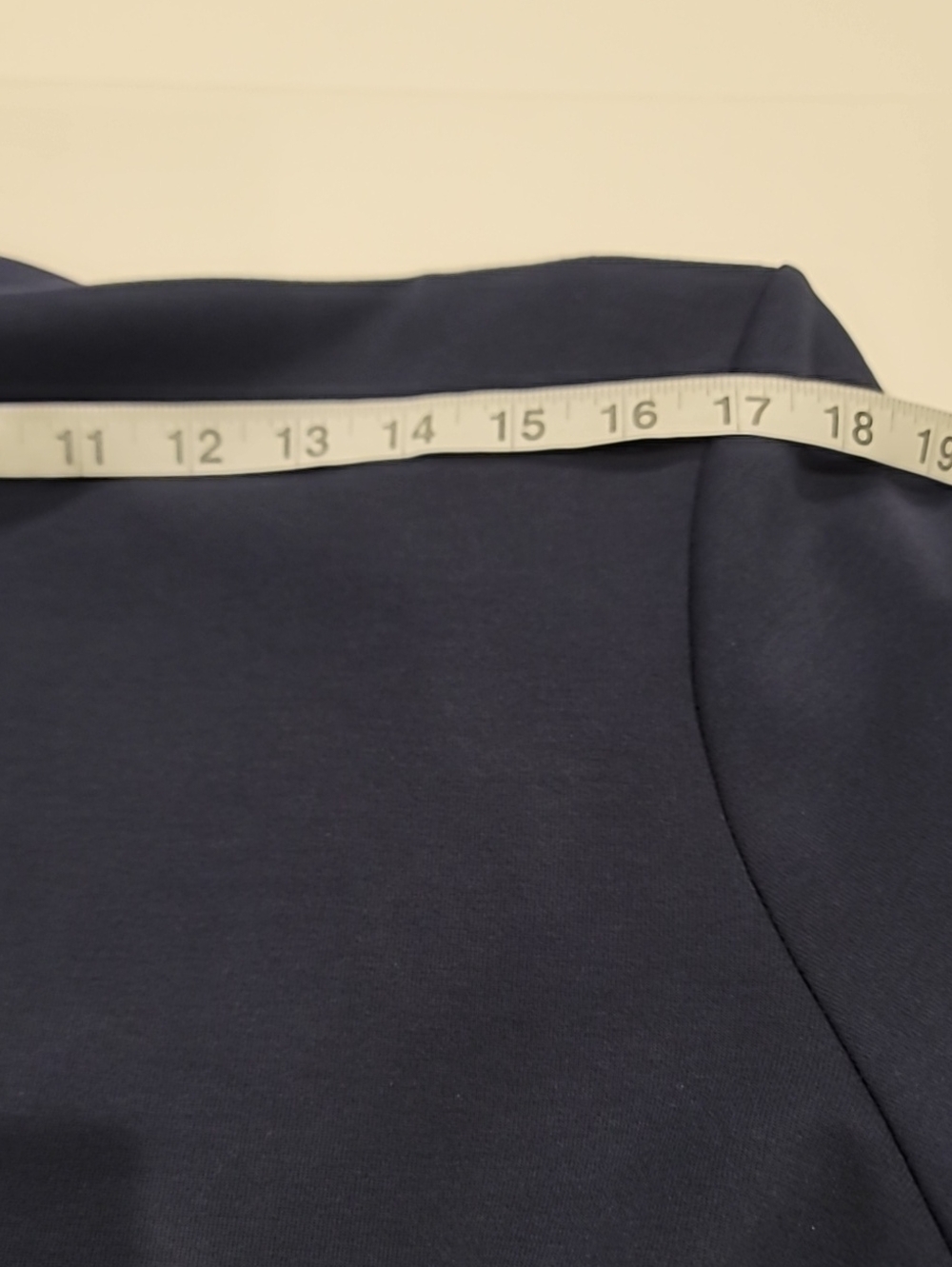 NY Collection Navy Open Front Drape Neck Jacket 1X - Picture 13 of 13